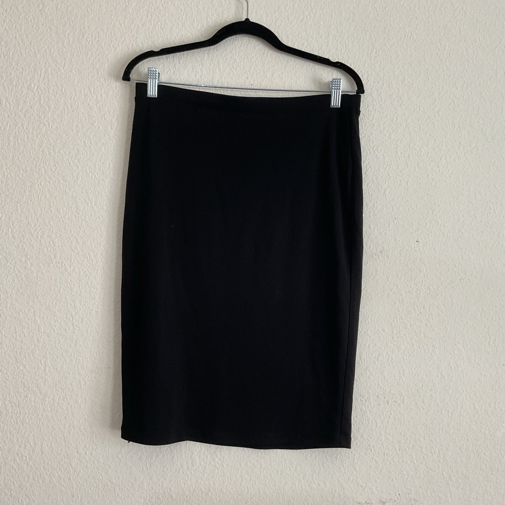 Marshalls Black Pencil Skirt Knee-Length Workwear